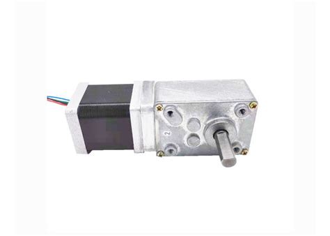 Mm Degree Step Angle Vdc Low Rpm Hybrid Stepper Motor Plus Worm