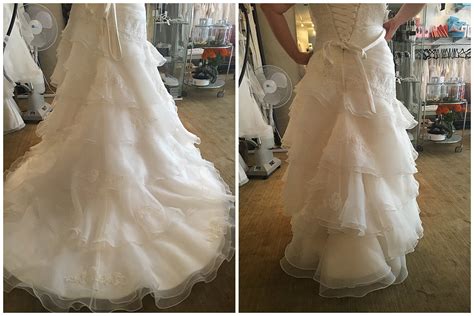 HOW TO BUSTLE A WEDDING DRESS Epiphany Boutique