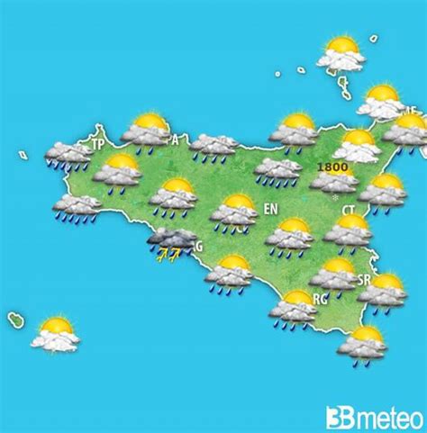 Meteo Sicilia Forte Maltempo Nel Weekend Piogge Temporali Vento E