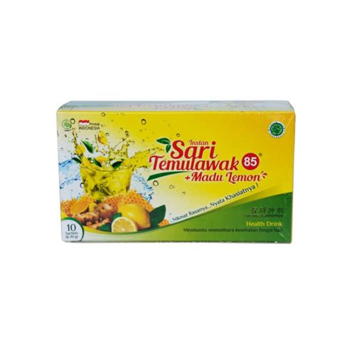 Jual Sari Temulawak 85 10x20gr Madu Lemon Shopee Indonesia