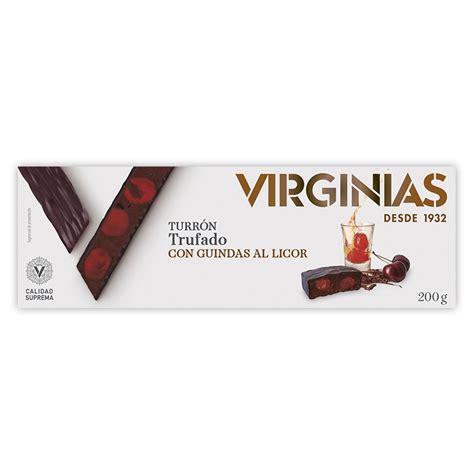 Turr N Trufado De Chocolate Con Guindas Con Licor Virginias