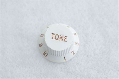 Tone Drive Tone Knob White Sv Guitars