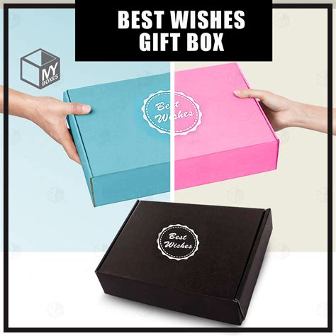 Best Wishes Colour Gift Box Craft Paper Box Pizza Box Carton Box Kotak