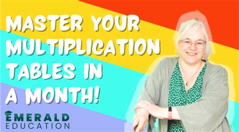 Master Your Multiplication Tables