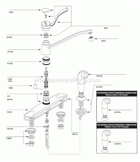 Pegasus Faucet Parts Diagram Faucet Pfister Faucets Kwc Bath