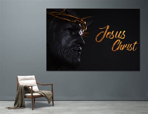 Jesus Christ Wall Art Jesus Christ Wall Decor Jesus Christ Etsy