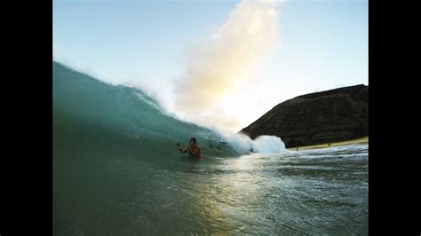 Sandy Beach Shorebreak Bodysurfing Youtube