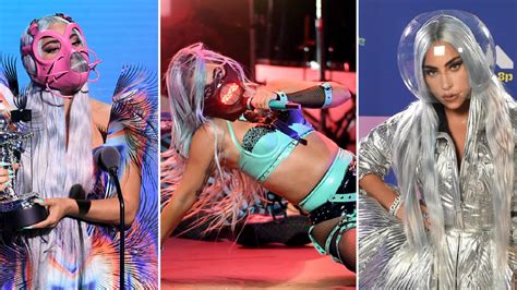 Lady Gaga Wore A Fishbowl Like Facial Shield At The 2020 Mtv Vmas Allure