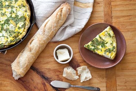 Recipe Fresh Herb Potato And Goat Cheese Frittata Recipe Goat Cheese Frittata Veggie