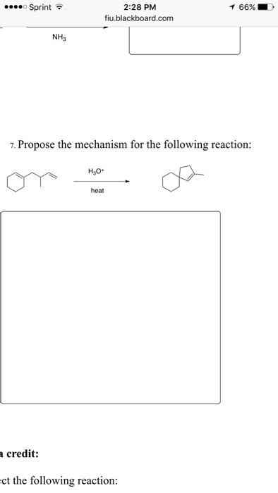 Solved Propose The Mechanism For The Following Reaction Chegg