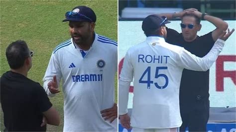 Rohit Sharma Ajit Agarkar Intense Chat Immediately After India Beat