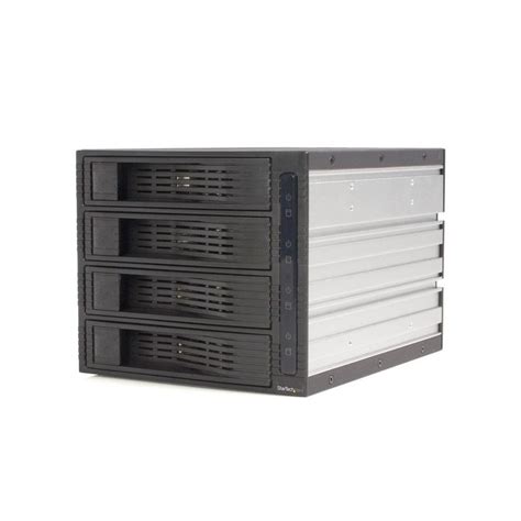 StarTech 4 Drive 3 5in Trayless Hot Swap SATA Mobile Rack Backplane StarTech Drive Bay