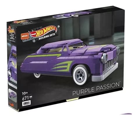 Juguete Mega Construx Hot Wheels Collector Purple Passion Envío Gratis