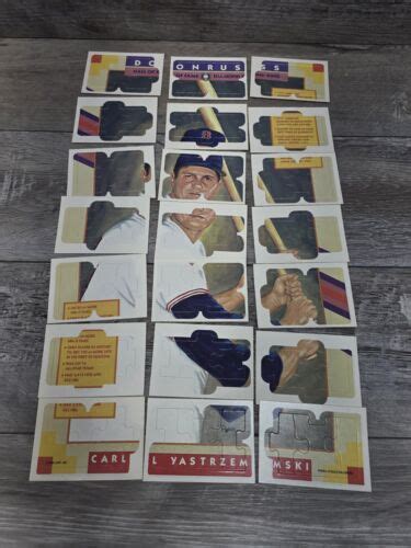 Carl Yastrzemski Piece Donruss Hall Of Fame Diamond King Puzzle