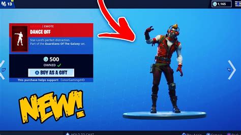 New Dance Off Emote In Fortnite Star Lord Dance Youtube