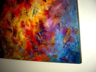 Abstract Modern Oil Knife Painting Wall Decor Eugenia Abramson