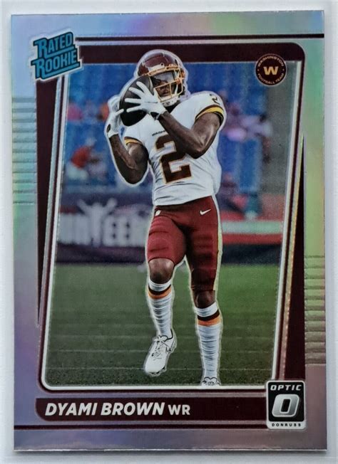 Donruss Optic Dyami Brown Rated Rookie Silver Holo Prizm