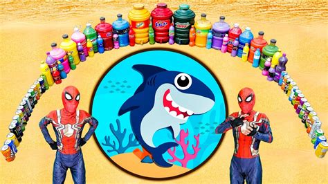 How To Make Baby Shark Icon With Cement Rainbow Orbeez Balloons Fanta