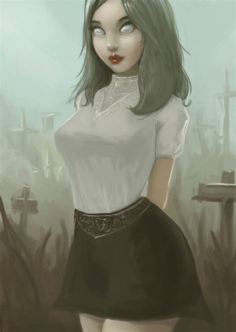 Artstation Zombie Girl