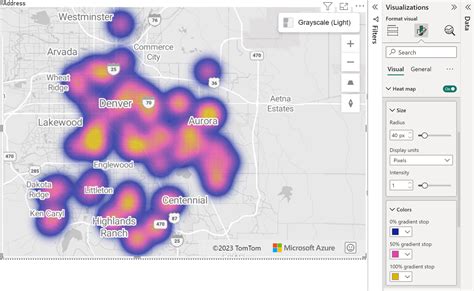 Add A Heat Map Layer To An Azure Maps Power BI Visual Microsoft Azure