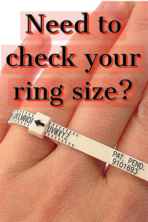 Multisizer Ring Finger Sizing Gauge On Ring Finger Ring Sizers Uk Ring