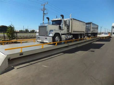 Vehicle 60 Avery Digital Truck Scale Weighbridge Pitless 200T Max Capacity