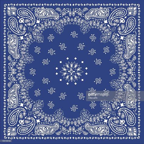 Blue Bandana Illustration