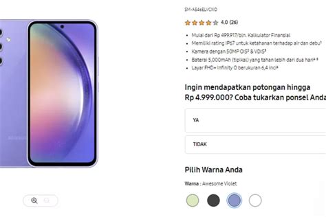 Spesifikasi Dan Harga Samsung Galaxy A54 5g Dengan Harga 6jutaan Sidah