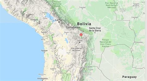 registran sismo de magnitud  en cochabamba los tiempos