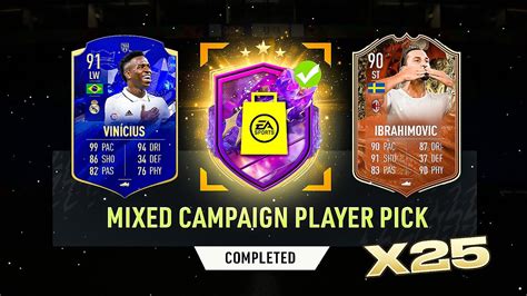 Fifa X New Mixed Campaign Player Pick Packs Youtube