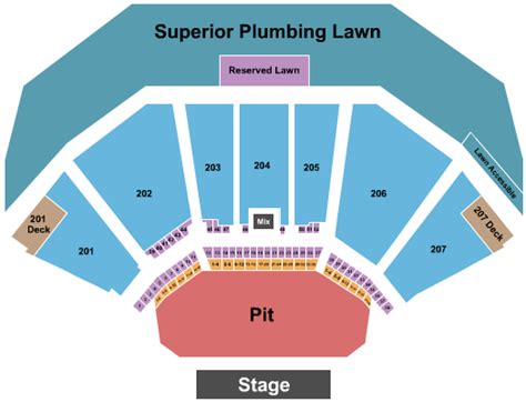 Lakewood Amphitheatre Seating Chart Atlanta Elcho Table