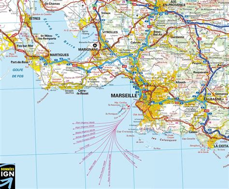 Carte Des Quartiers De Marseille Noir Et Blanc Affichéo