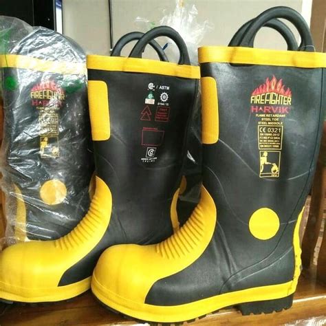 Jual Sepatu Boot Harvik Fire Fighter Sepatu Pemadam Fire Ranger