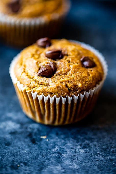 Healthy Pumpkin Chocolate Chip Muffins Ambitious Kitchen