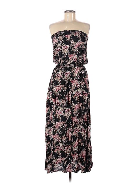 Mandee Floral Black Casual Dress Size M 76 Off Thredup