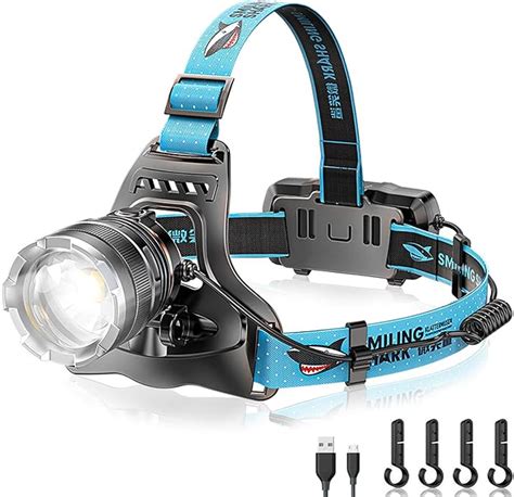 Rechargeable Headlamp Super Bright 50000 Lumens 6 Modes Led Headlight