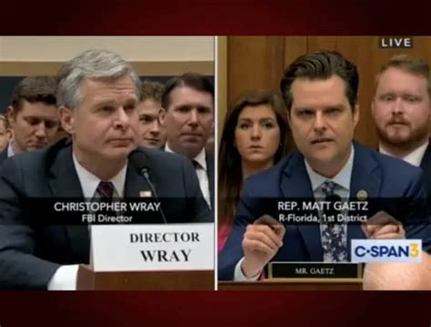 Rep Matt Gaetz Point Blank Asks Fbi Director Wray Are You Protecting The Bidens