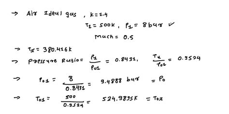 Solved A Converging Diverging Nozzle Operates At Steady State Air As