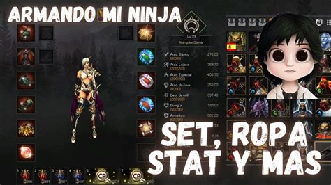 Como Armar Una Ninja Al Max Stat Armando Mi Ninja Rakion