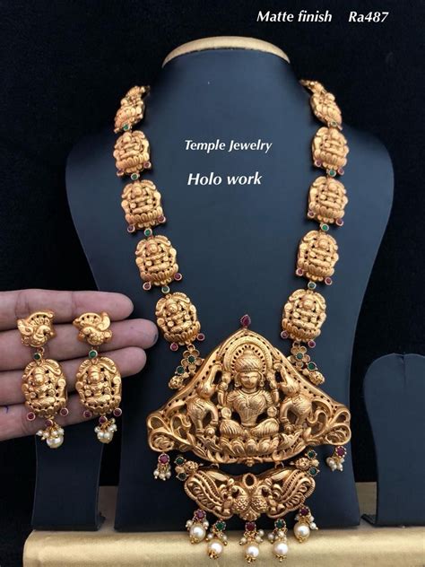 Temple Jewellery Available At Ankh Jewels For Booking Msg On