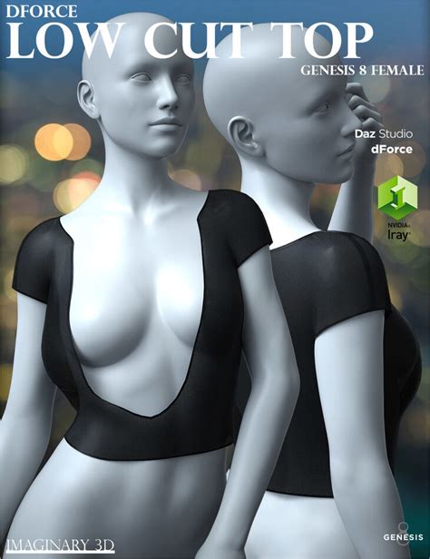 Dforce Low Cut Top For Genesis 8 Female Render State