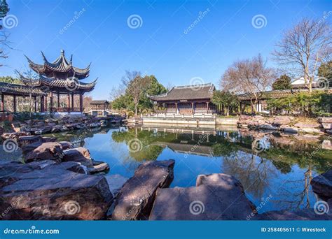 Jiangnan Landscape Architecture In Xixi Wetland Scenic Area Hangzhou