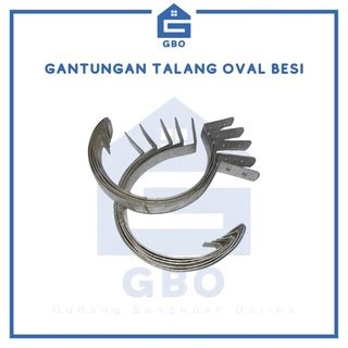 Jual GANTUNGAN TALANG OVAL BESI UKURAN 6 GANTUNGAN TALANG BESI