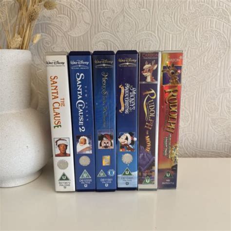 Vintage Christmas Vhs Tapes Videos Santa Claus Disney Rudolph Bundle X