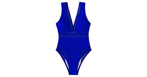 Adanwall Bandeau Bikini Damen Badeanzug Mit Netz Stoff V Ausschnitt St