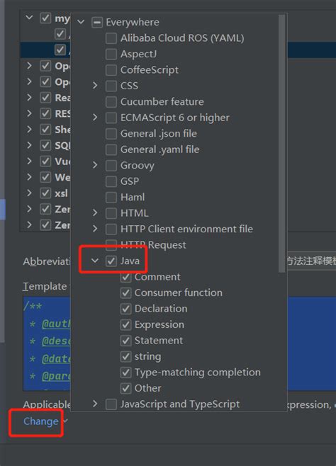 Idea类和方法注释模板配置description Csdn博客