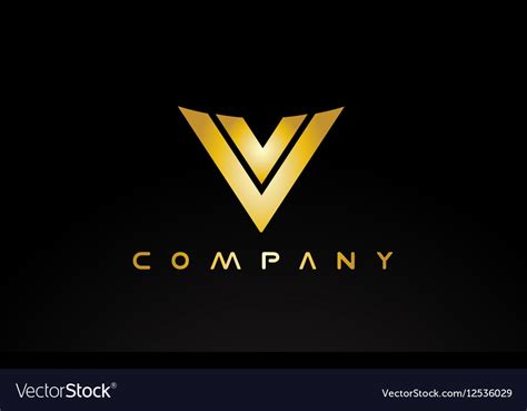 Alphabet Letter V Logo Icon Design Royalty Free Vector Image