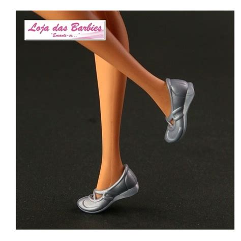 X Par Sapatos Para Boneca Barbie Curvy Tall Made To Move Feita Pra