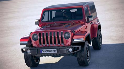 Jeep Wrangler Rubicon Softtop D Model By Squir