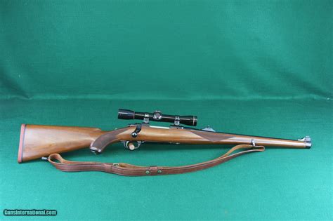 Ruger 77 Rsi 308 Win Checkered Mannlicher Walnut Stock Bolt Action Rifle